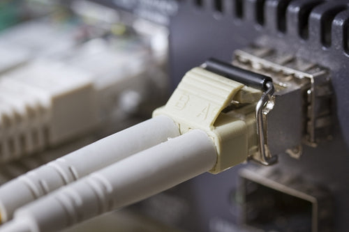 Fiber Cable in Network Switch