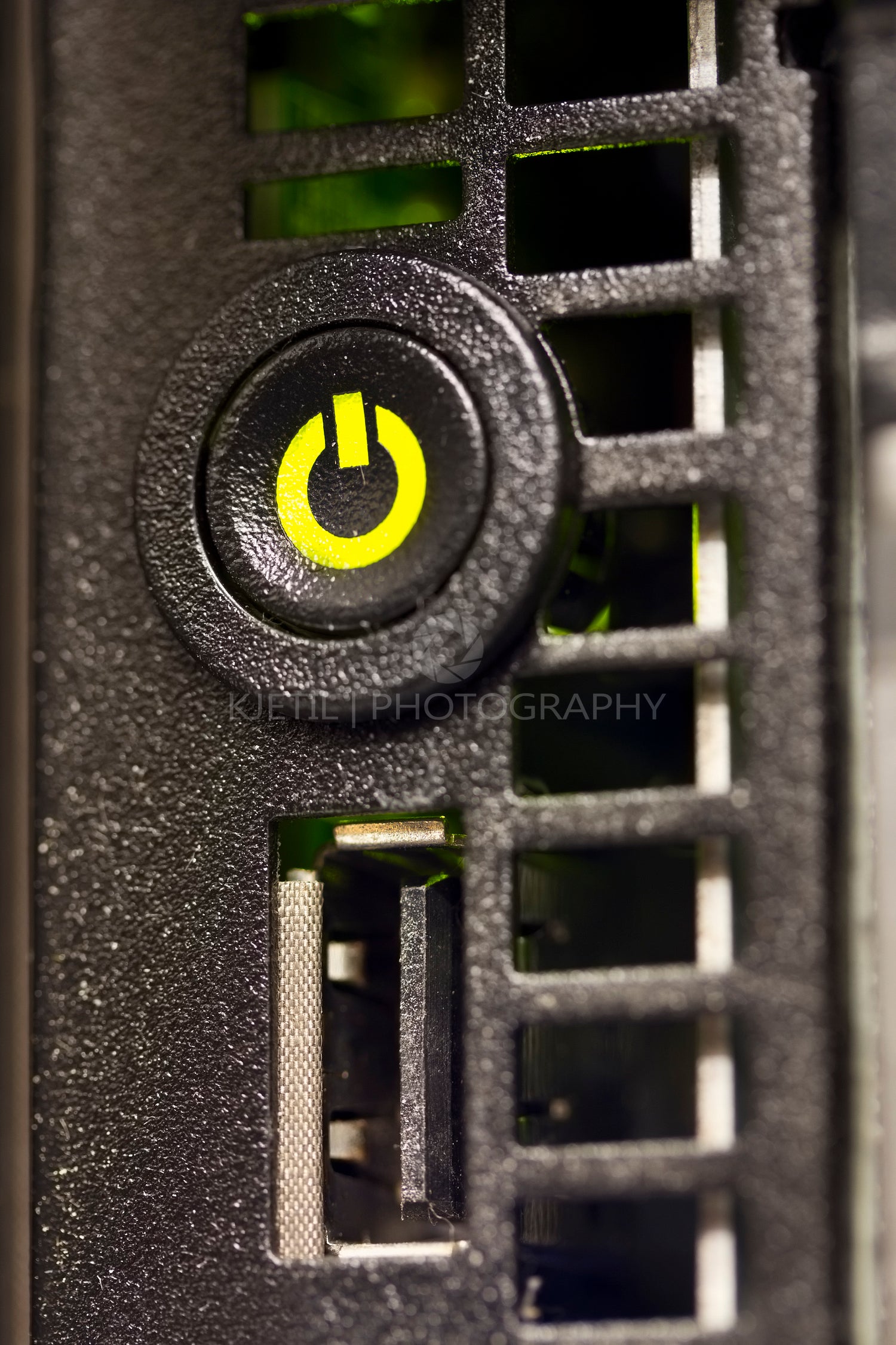 Power Button on a Server