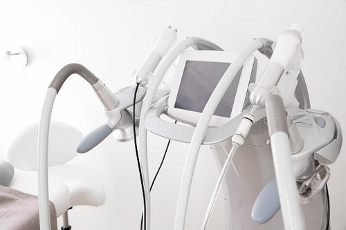 Close-up of advanced equipment for body shaping and treatments
