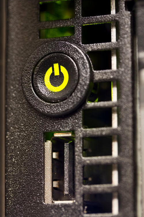 Power Button on a Server