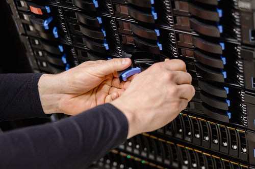 IT Consultant Replacing Server Drive In San