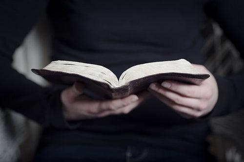 Woman study the Bible