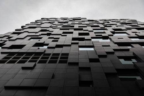 Futuristic and Contemporary Building in Modern City