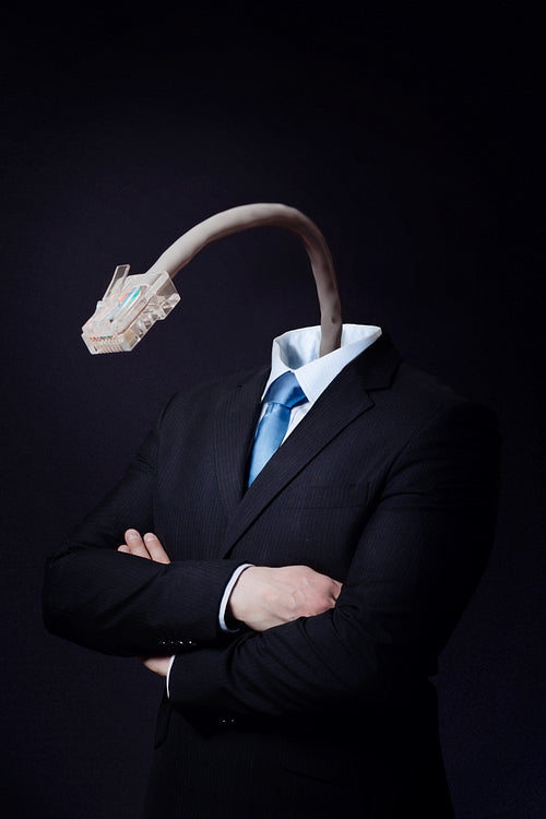 Disconnected Businessman